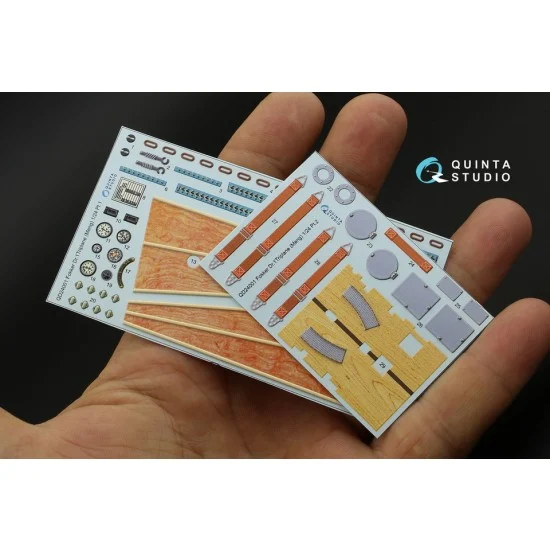 Quinta Studio QD24001 1/24 Fokker Dr.1 Interior Detail Parts for Meng kits - Model Planes