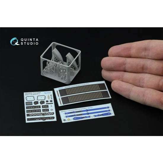 Quinta Studio QD+24025 1/24 Ford GT40 Mark II Interior Details on 3D Decal with Resin parts (Fujimi) - Military Vehicles & Tanks