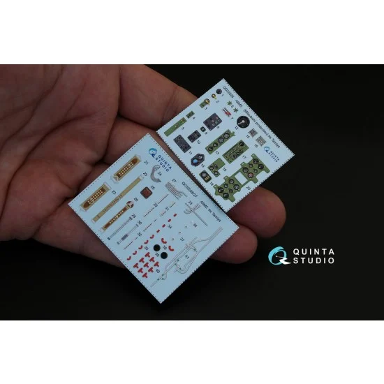 Quinta Studio QD32026 1/32 Mitsubishi A6M5 Interior Detail Parts for Tamiya kits - Model Planes