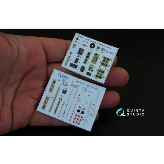 Quinta Studio QD32027 1/32 Nakajima A6M5 Interior Detail Parts for Tamiya kits - Model Planes