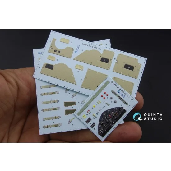 Quinta Studio QD32028 1/32 Bf 108 Interior Detail Parts for Eduard kits - Model Planes