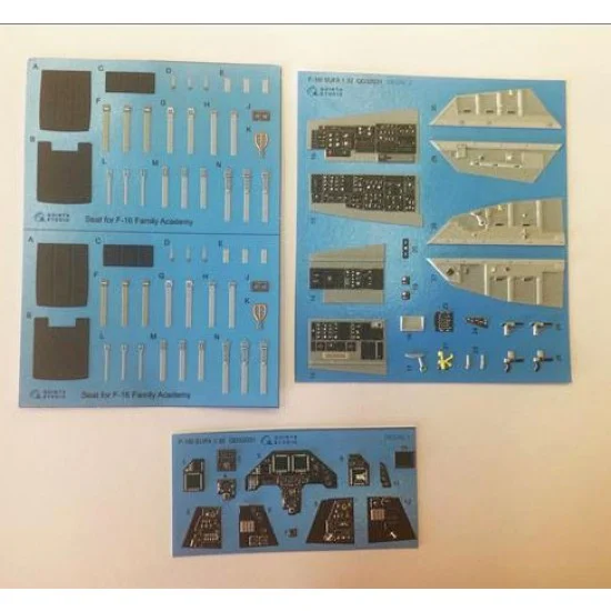 Quinta Studio QD32031 1/32 F-16I Fighting Falcon Interior Detail Parts for Academy kits