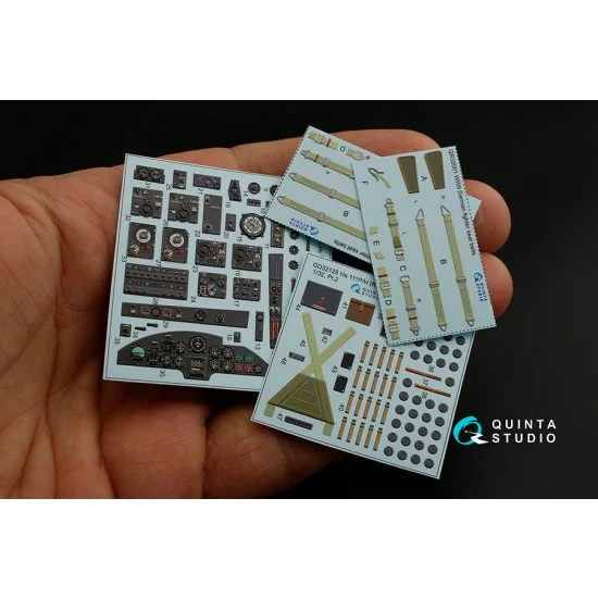 Quinta Studio QD32125 1/32 Heinkel He 111 P/H Interior Detail Parts for Revell/ProModeler kits - Model Planes