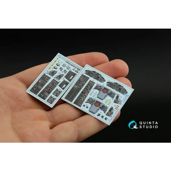 Quinta Studio QD32130 1/32 TF-104G Starfighter Interior Detail Parts for Italeri kits