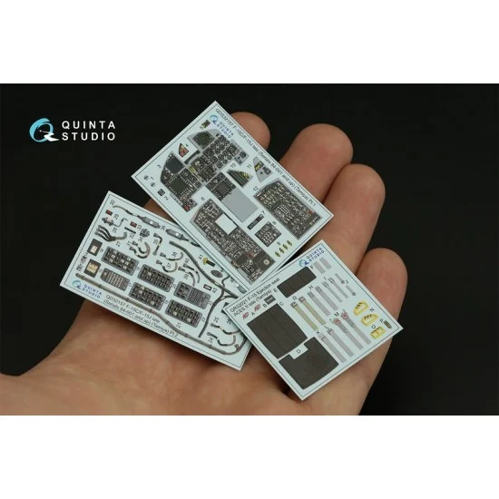 Quinta Studio QD32157 1/32 F-15C Eagle Late/F-15J Late Interior Detail Parts for Tamiya kits