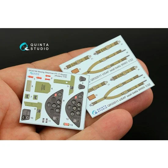 Quinta Studio QD32168 1/32 Pt-17 Kaydet Coloured Interior Detail Parts for Roden kits