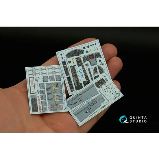 Quinta Studio QD32180 1/32 F-104S Coloured Interior Detail Parts for Italeri kits