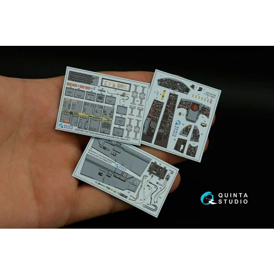 Quinta Studio QD32188 1/32 F-104J Coloured Interior Detail Parts for Italeri kits