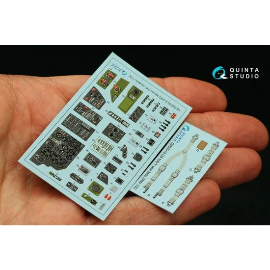Quinta Studio QD32209 1/32 A-20G Havoc Coloured Interior Detail Parts for HK Models