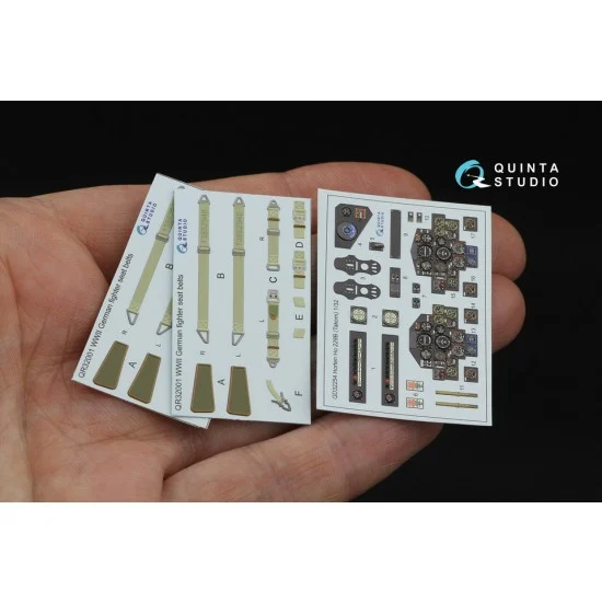 Quinta Studio QD32254 1/32 Horten Ho 229B Interior 3D Decal for Takom kits - Model Planes