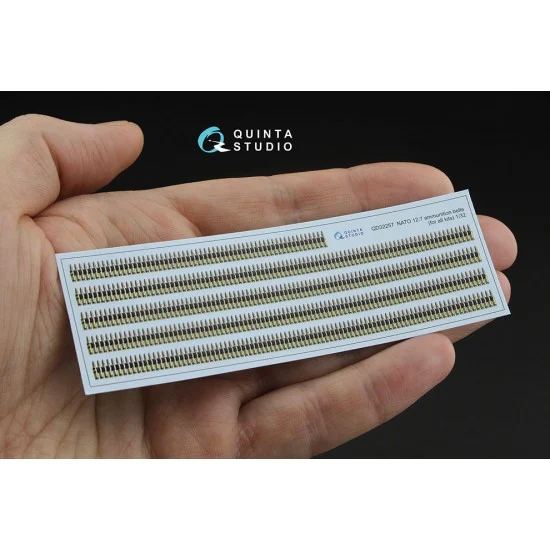 Quinta Studio QD32257 1/32 NATO 12.7 Ammunition Belts (All kits) - Model Planes