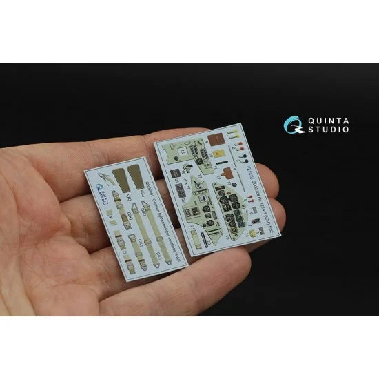 Quinta Studio QD32268 1/32 Hs 123A-1 early Interior Details on 3D Decal (ICM)