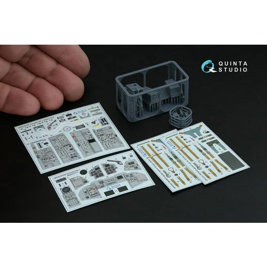 Quinta Studio QD+32280 1/32 Tornado Gr.1 Interior Details on 3D Decal (Italeri) with 3D Resin parts - Military Vehicles & Tanks