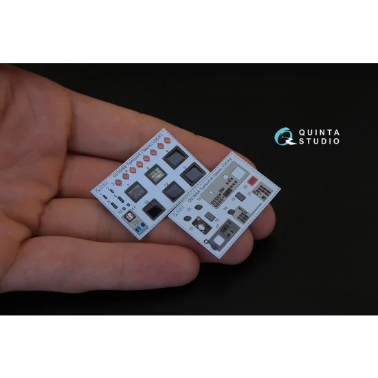 Quinta Studio QD35008 1/35 MRAP Typhoon-K 3D-Printed & Coloured Interior Decals for Takom kit