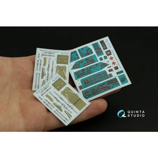 Quinta Studio QD35065 1/35 Mil Mi-8MT Interior Detail Parts for Trumpeter kits