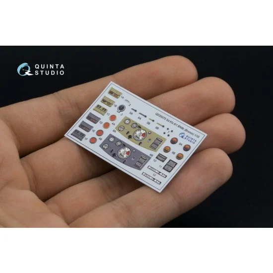 Quinta Studio QD35075 1/35 Sd.Kfz.6-1 BN9b Interior Detail Parts for Bronco kits