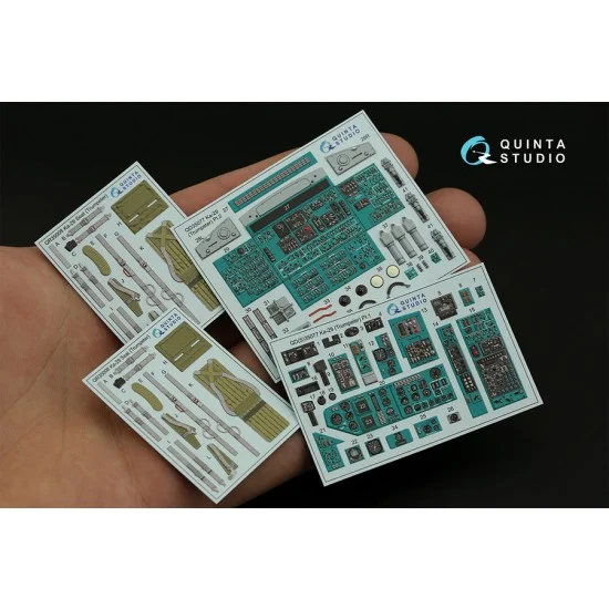 Quinta Studio QD35077 1/35 Kamov Ka-29 Interior Detail Parts for Trumpeter kits