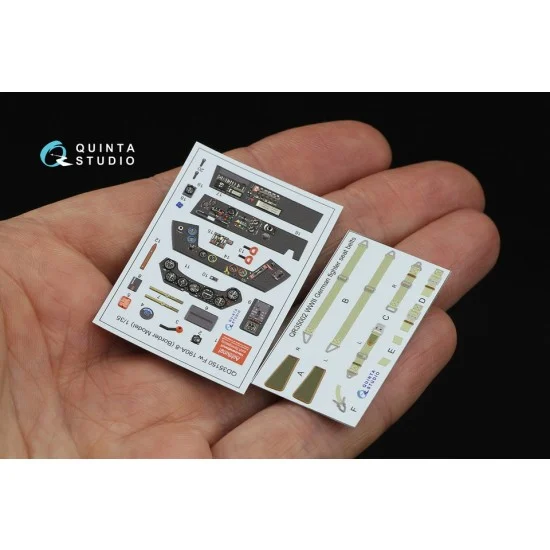 Quinta Studio QD35150 1/35 FW 190A-8 Interior 3D Decal for Border Model kits