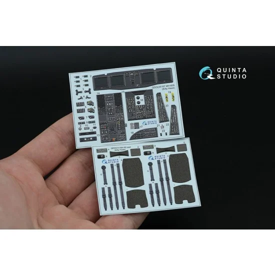 Quinta Studio QD35167 1/35 MH-60S Knighthawk Interior Details on 3D Decal (Kitty Hawk)