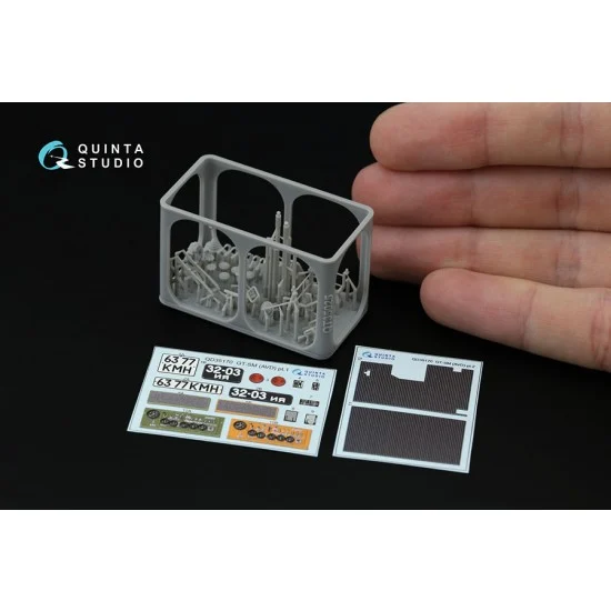 Quinta Studio QD+35170 1/35 GT-SM Interior Details on 3D Decal (AVD) with 3D Resin parts