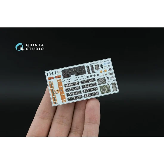 Quinta Studio QD35175 1/35 BM-21 Grad Interior Details on 3D Decal (Zvezda)