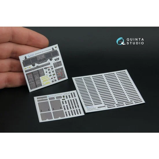 Quinta Studio QD35181 1/35 UH-1Y Interior Details on 3D Decal (Trumpeter)