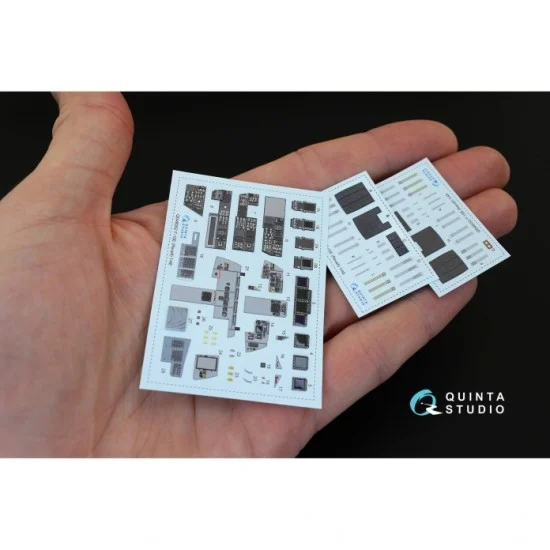 Quinta Studio QD48052 1/48 F-15E Interior Detail Set (on decal paper) for Revell Kit