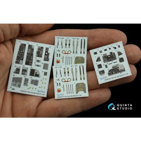 Quinta Studio QD48245 1/48 F-4EJ Kai Phantom II Interior Detail Parts for ZM SWS kits