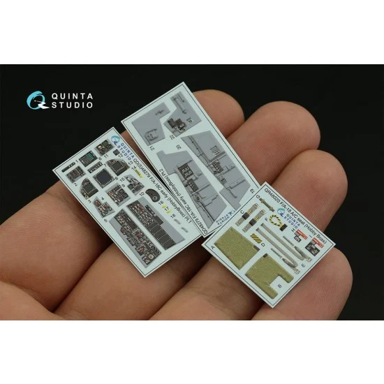 Quinta Studio QD48279 1/48 F/A-18C Hornet Early Interior Detail Parts for HobbyBoss kits