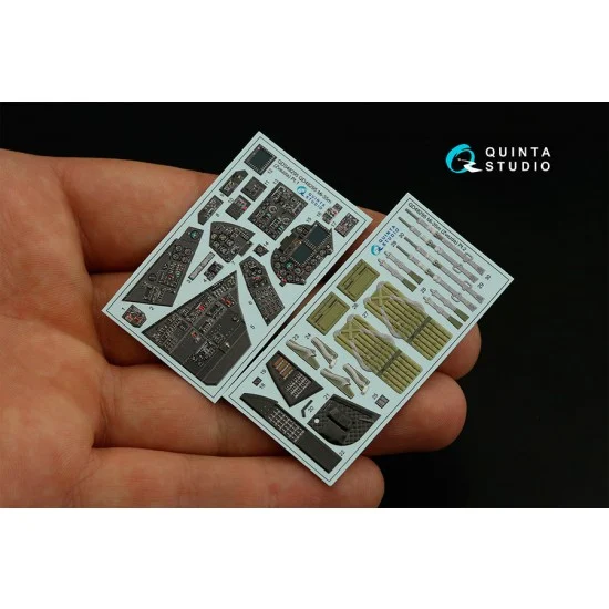 Quinta Studio QD48295 1/48 Mi-35M Interior Detail Parts for Zvezda kits
