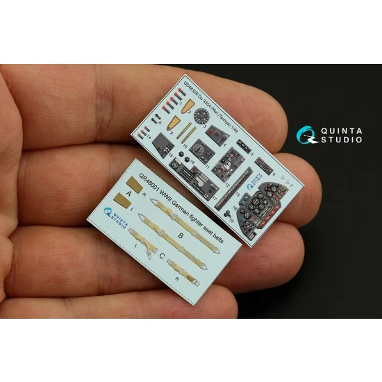 Quinta Studio QD48328 1/48 Dornier Do 335A Pfeil Interior Detail Parts for Tamiya kits - Model Planes