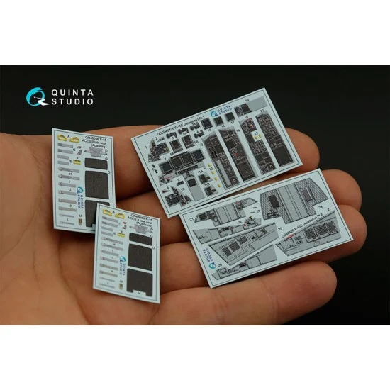Quinta Studio QD48426 1/48 F-15E Coloured Interior Detail Parts for Academy kits