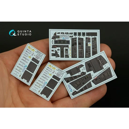 Quinta Studio QD48433 1/48 F-15I Coloured Interior Detail Parts for Academy kits