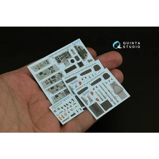 Quinta Studio QD48573 1/48 MiG-31M Interior Details 3D Decal for Hobby Boss Kit