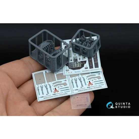 Quinta Studio QD+48603 1/48 L-39ZA Interior Details on 3D Decal (Trumpeter)with 3D Resin parts
