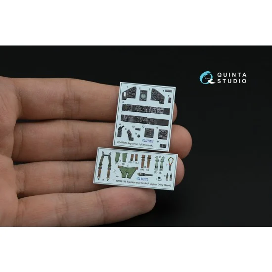 Quinta Studio QD48606 1/48 Jaguar Gr.1 Detail Parts on 3D Decal for Kitty Hawk kits - Model Planes