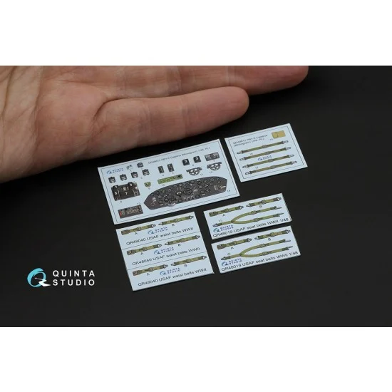 Quinta Studio QD48612 1/48 PBY-5 Catalina Detail Parts on 3D Decal for Revell/Monogram kits
