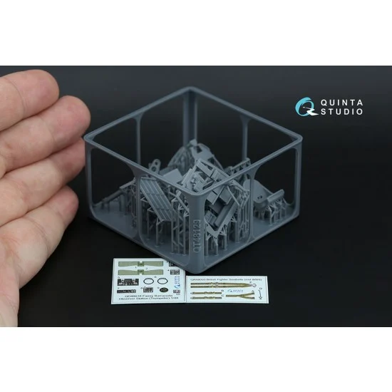 Quinta Studio QD+48618 1/48 Fairey Barracuda Observer Station Interior 3D Decal (Trumpeter) with parts - Model Planes