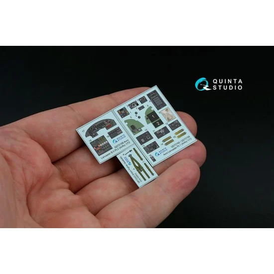 Quinta Studio QD72156 1/72 Avro Lancaster B.II Coloured Interior Detail Parts for Airfix kits - Model Planes