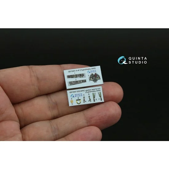 Quinta Studio QD72201 1/72 A-4F Interior Details on 3D Decal (Fujimi/Hobby 2000)
