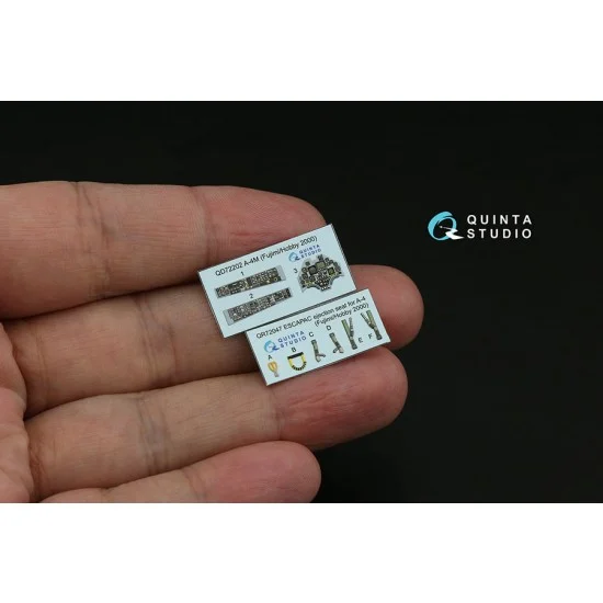 Quinta Studio QD72202 1/72 A-4M Interior Details on 3D Decal (Fujimi/Hobby 2000)
