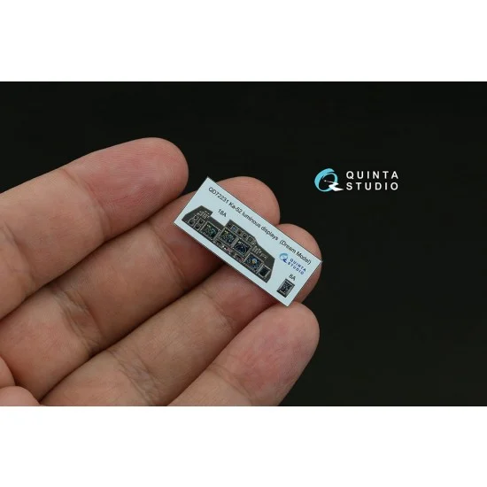 Quinta Studio QD72231 1/72 Ka-52 Luminous Displays Upgrade set for Dream Model/Quinta QD+72229