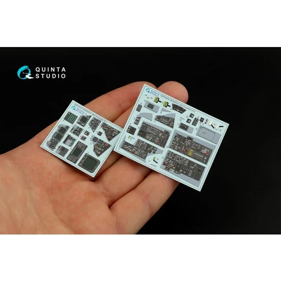 Quinta Studio QDS-32033 1/32 F-14D 3D-Printed & Coloured Interior on Decal Paper for Trumpeter kits (small ver)