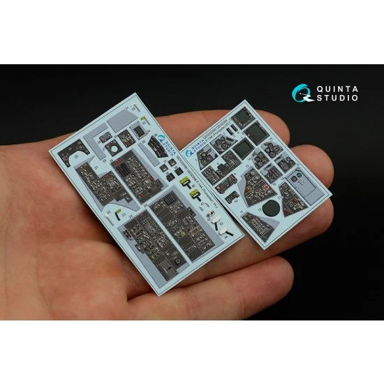 Quinta Studio QDS-32098 1/32 F-14A 3D-Printed & Coloured Interior on Decal Paper for Trumpeter kits (small)