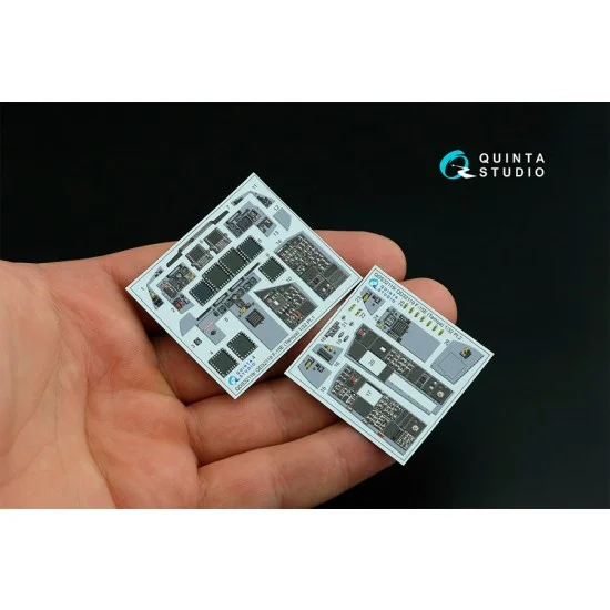 Quinta Studio QDS-32119 1/32 F-15E 3D-Printed & Coloured Interior on Decal Paper for Tamiya kits (small ver)