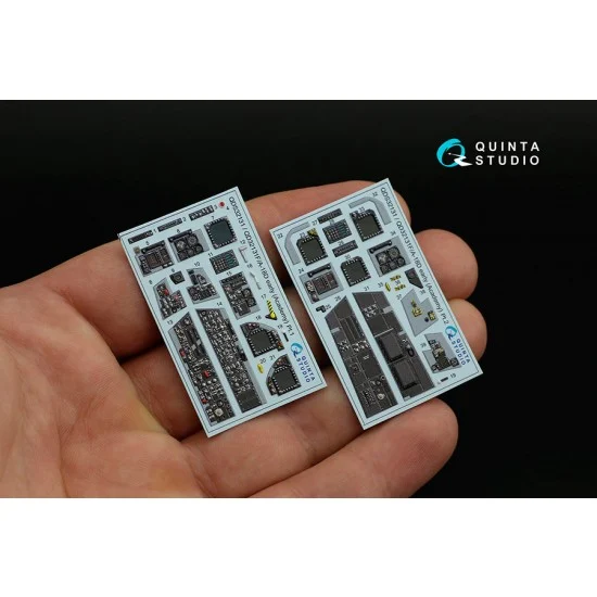 Quinta Studio QDS-32131 1/32 F/A-18D Early 3D-Printed & Coloured Interior on Decal Paper for Academy kits (small)