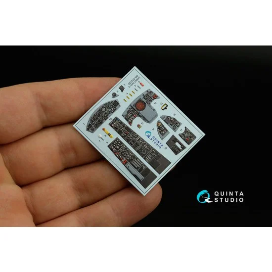 Quinta Studio QDS-32188 1/32 F-104J Coloured Interior Detail Parts for Italeri kits #Small
