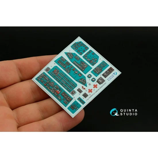 Quinta Studio QDS-35065 1/35 Mi-8MT 3D-Printed & Coloured Interior on Decal Paper for Trumpeter kits (small ver)