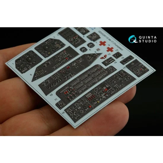 Quinta Studio QDS-35110 1/35 Mi-17 Coloured Interior Detail Parts for Trumpeter kits #Small