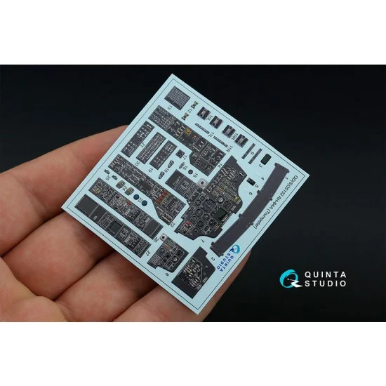 Quinta Studio QDS-35132 1/32 AH-64A Coloured Interior Detail Parts for Trumpeter kits #Small